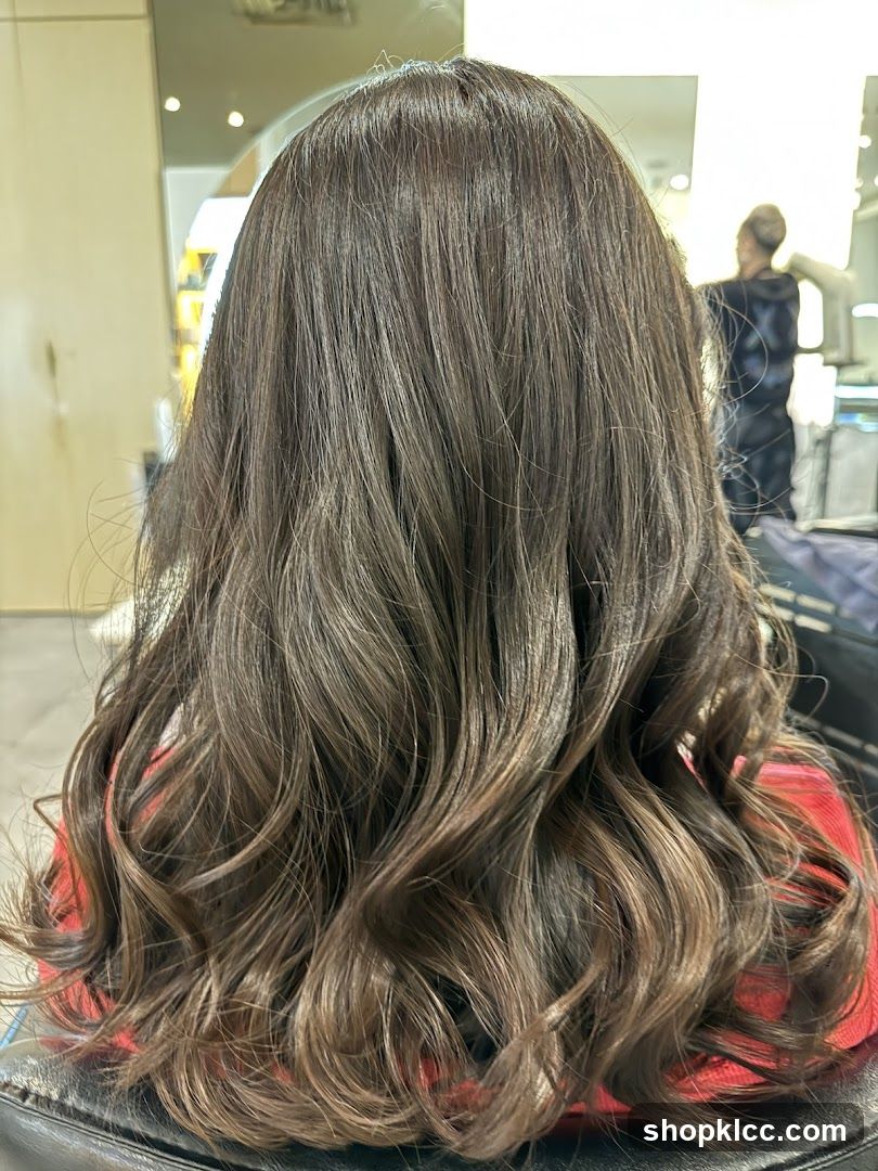 Wavy Brown Hair