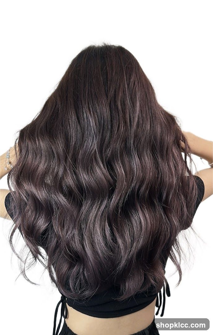 Wavy Dark Hair