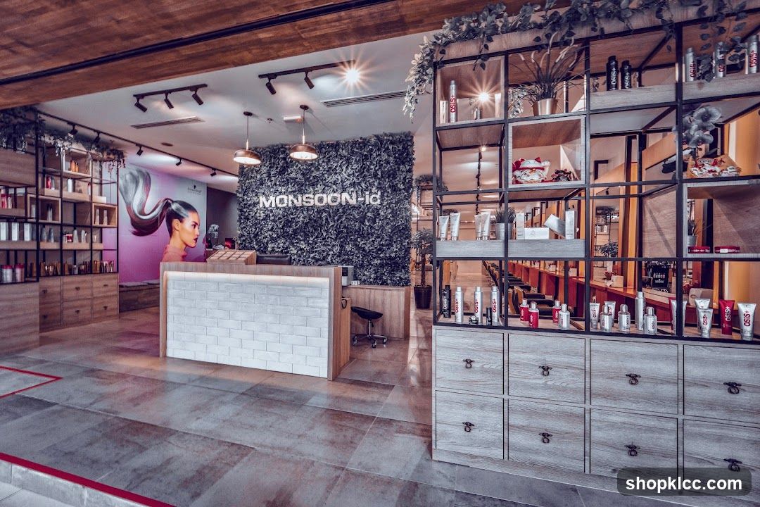 Hair Salon Interior with Products