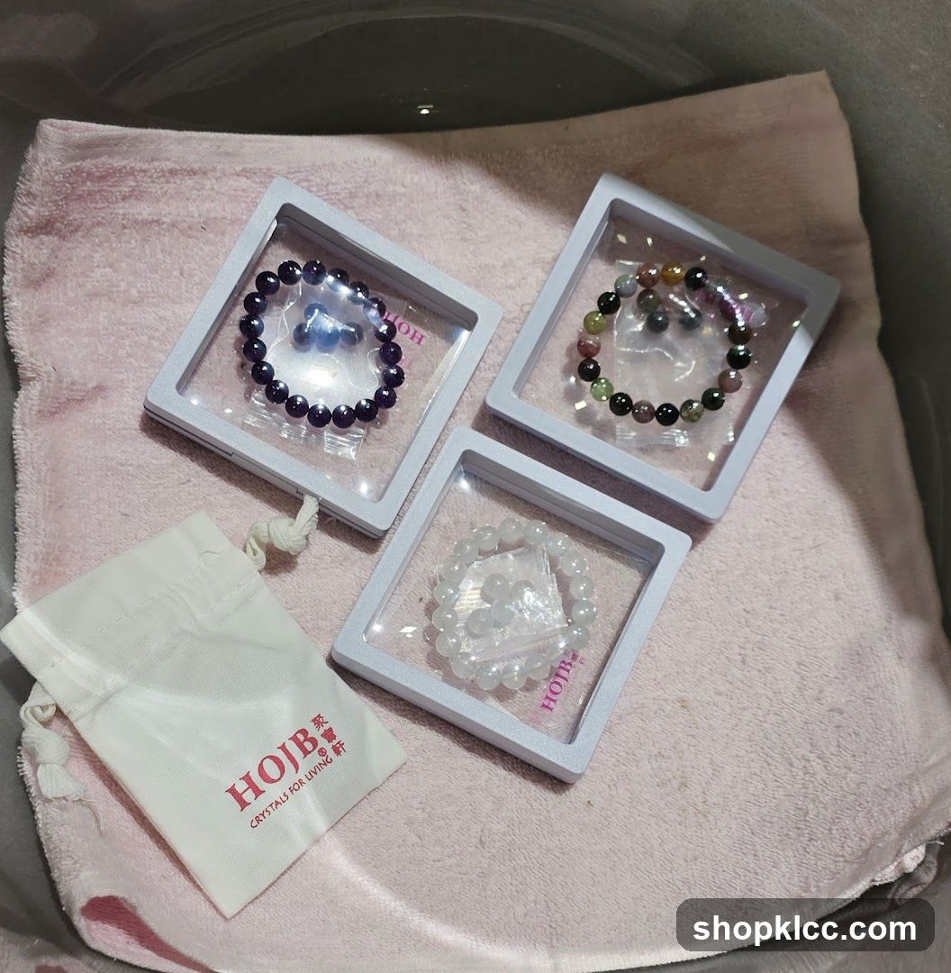 Bracelets in Display Cases