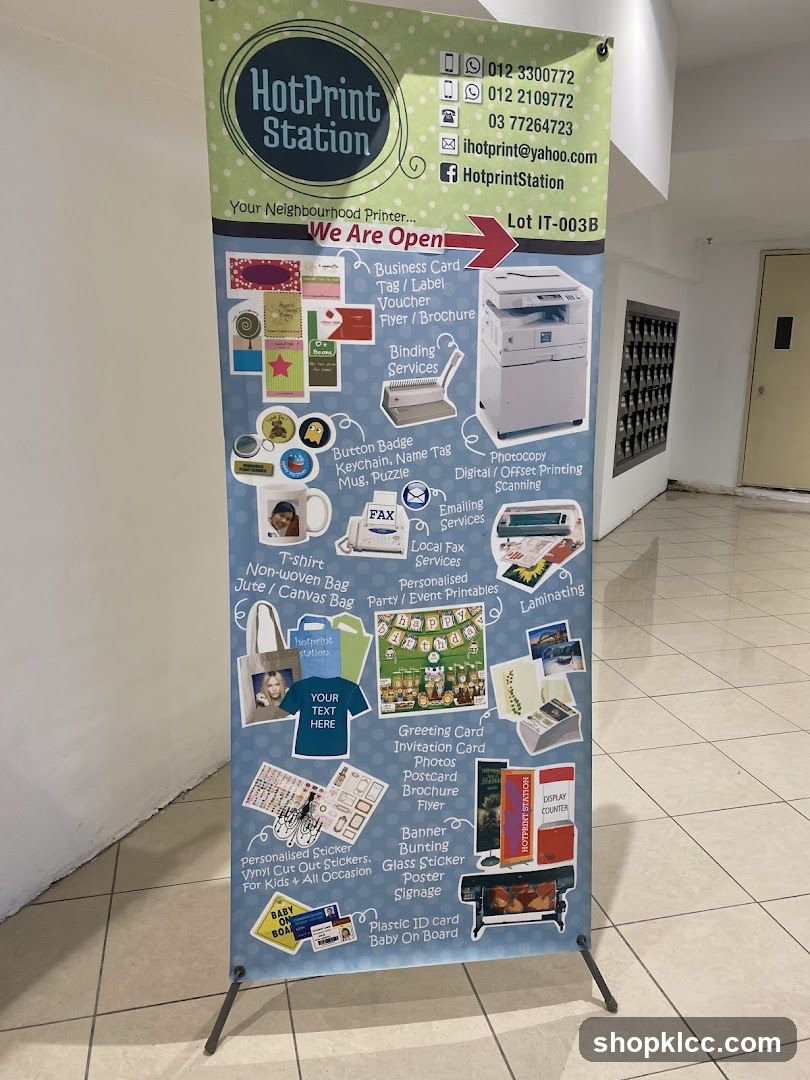 HotPrint Station Banner Stand