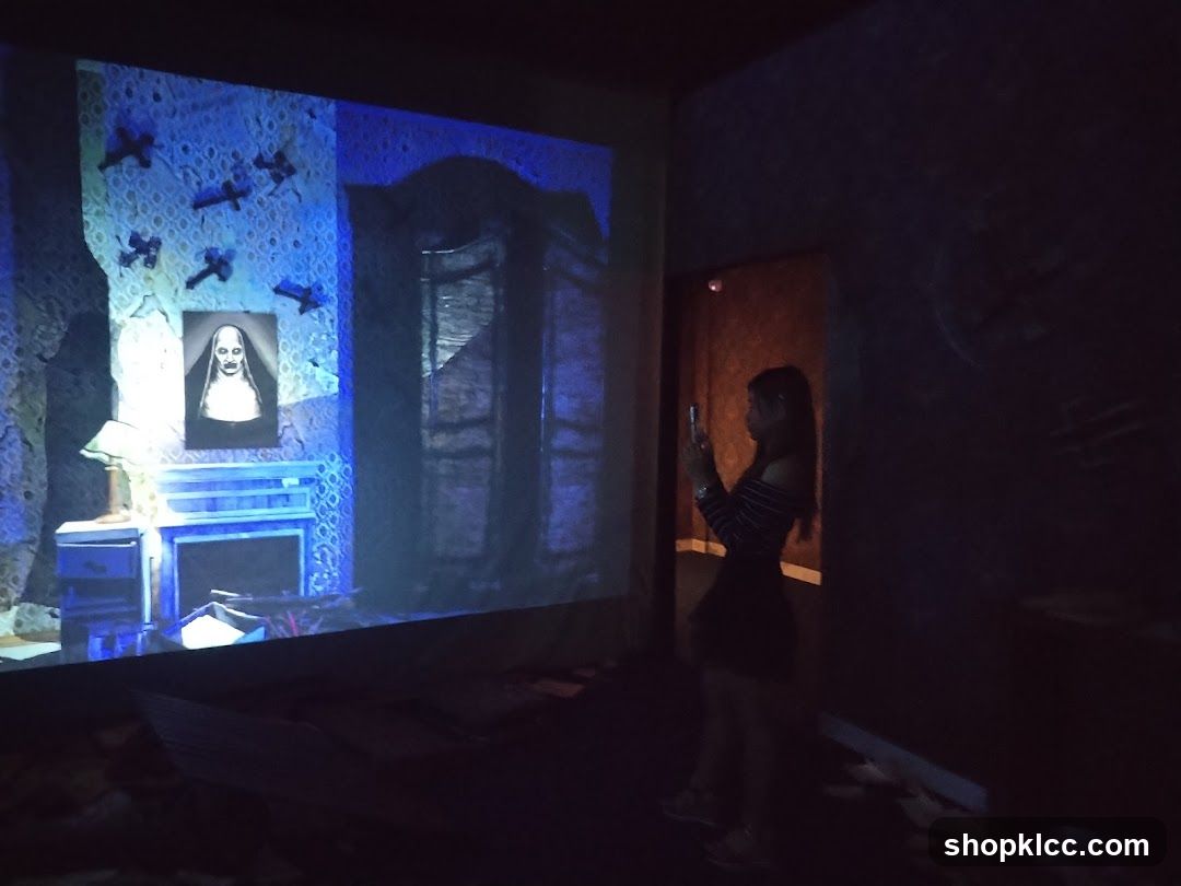 Projection in dark room