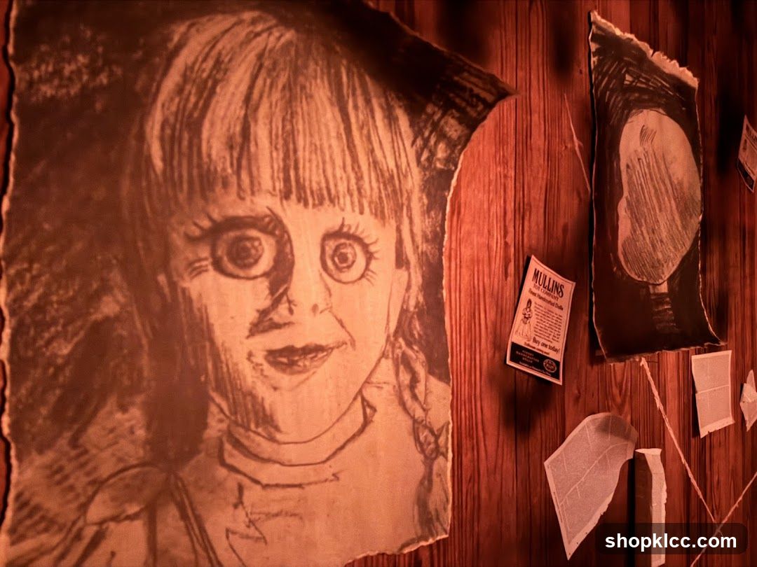 Doll Portrait on Wall