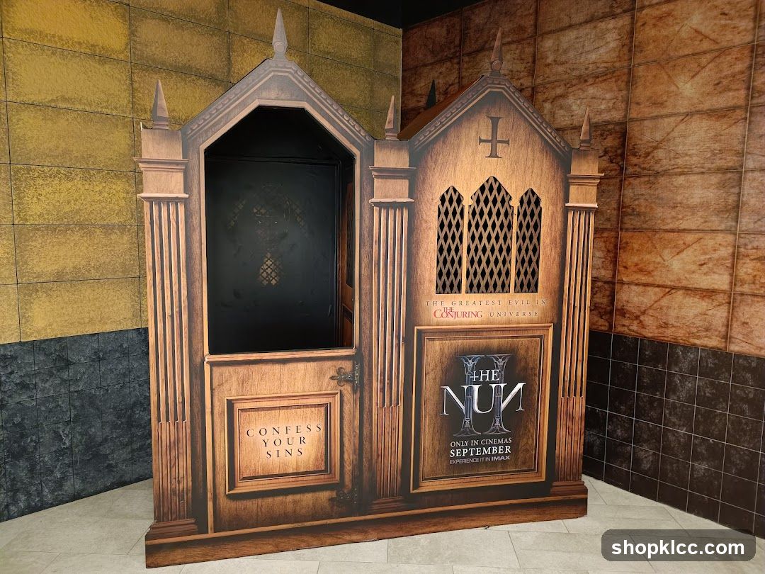 The Nun promotional display