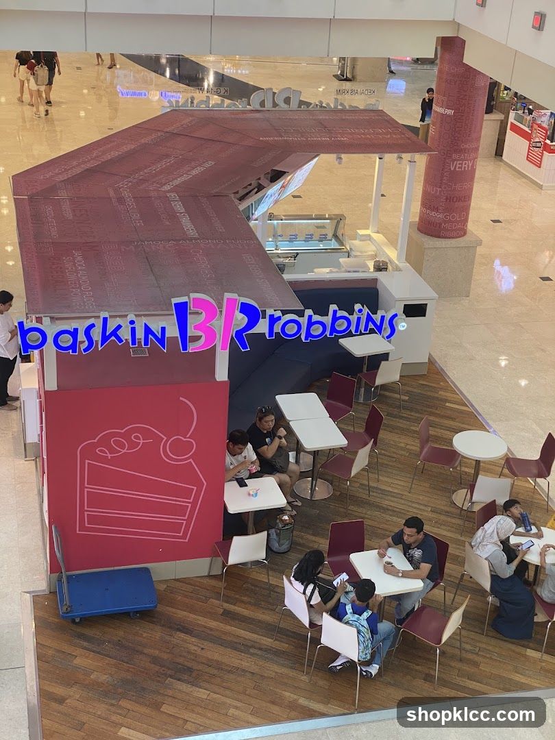 Baskin Robbins Kiosk in Mall