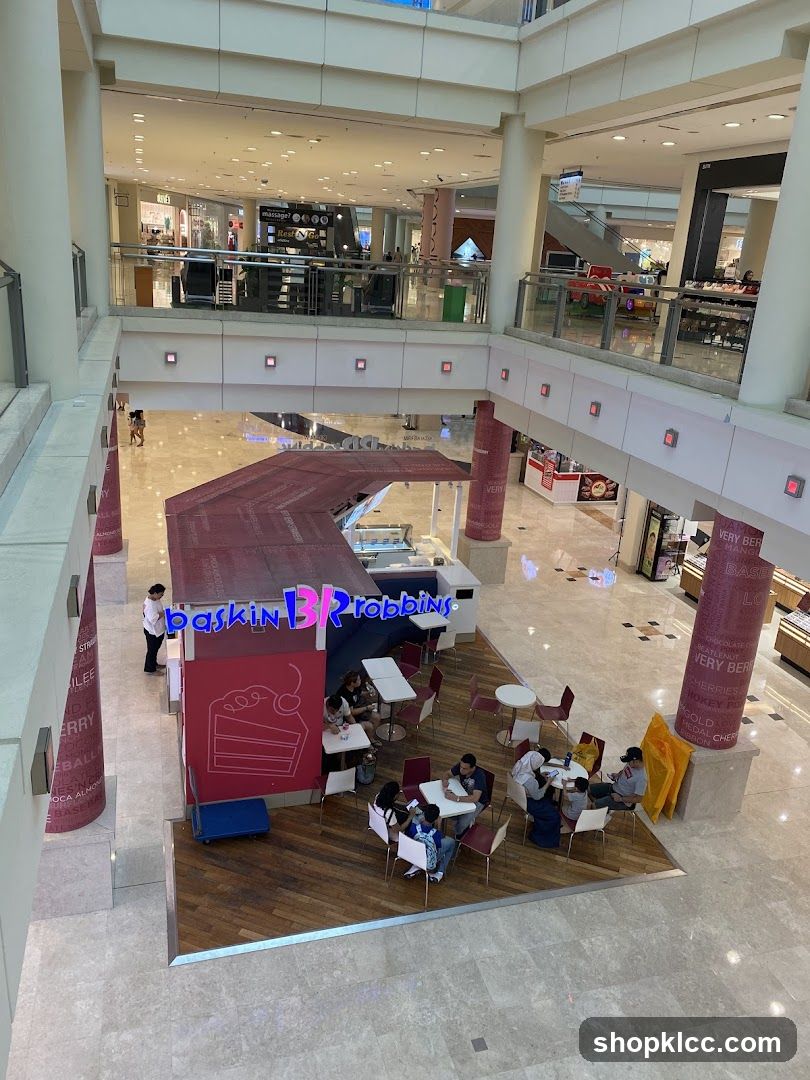 Baskin Robbins in Mall Interior