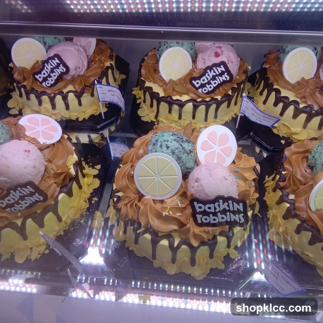 Baskin Robbins Ice Cream Display