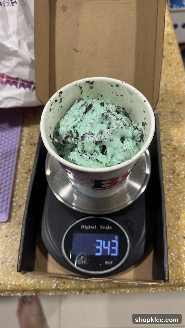 Ice Cream on Scale