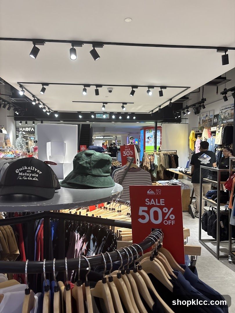 Retail Store Interior with Sale Signage