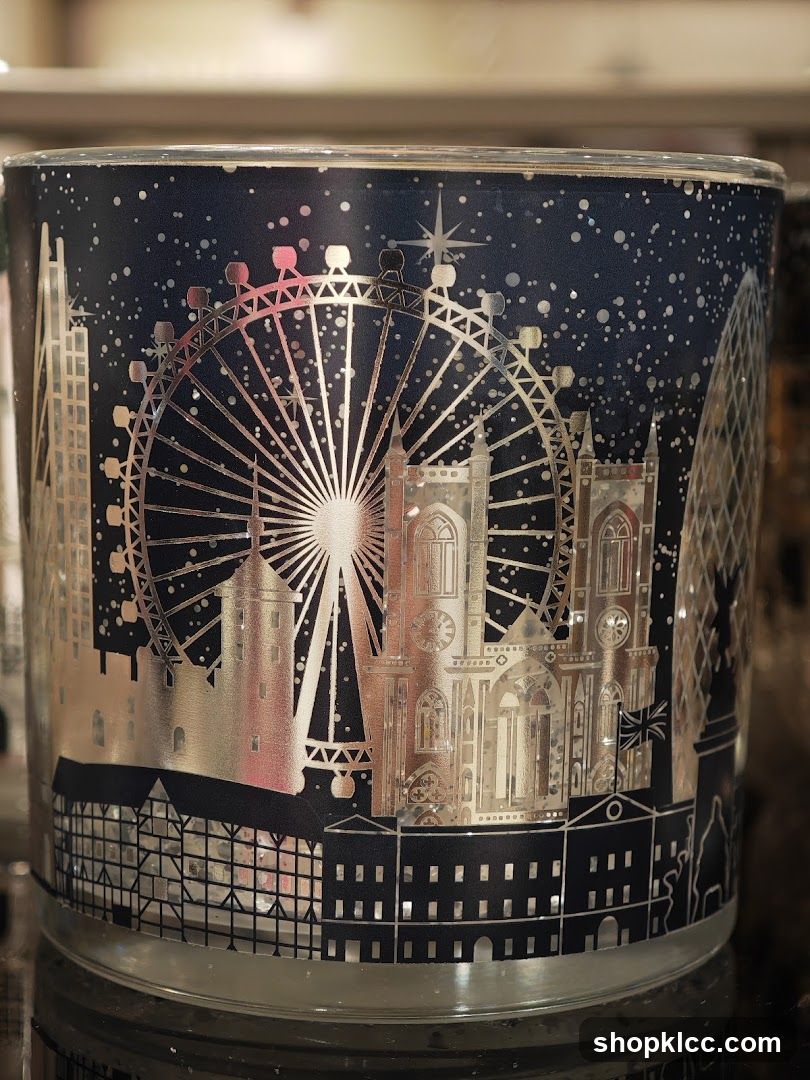 London Night Scene Candle