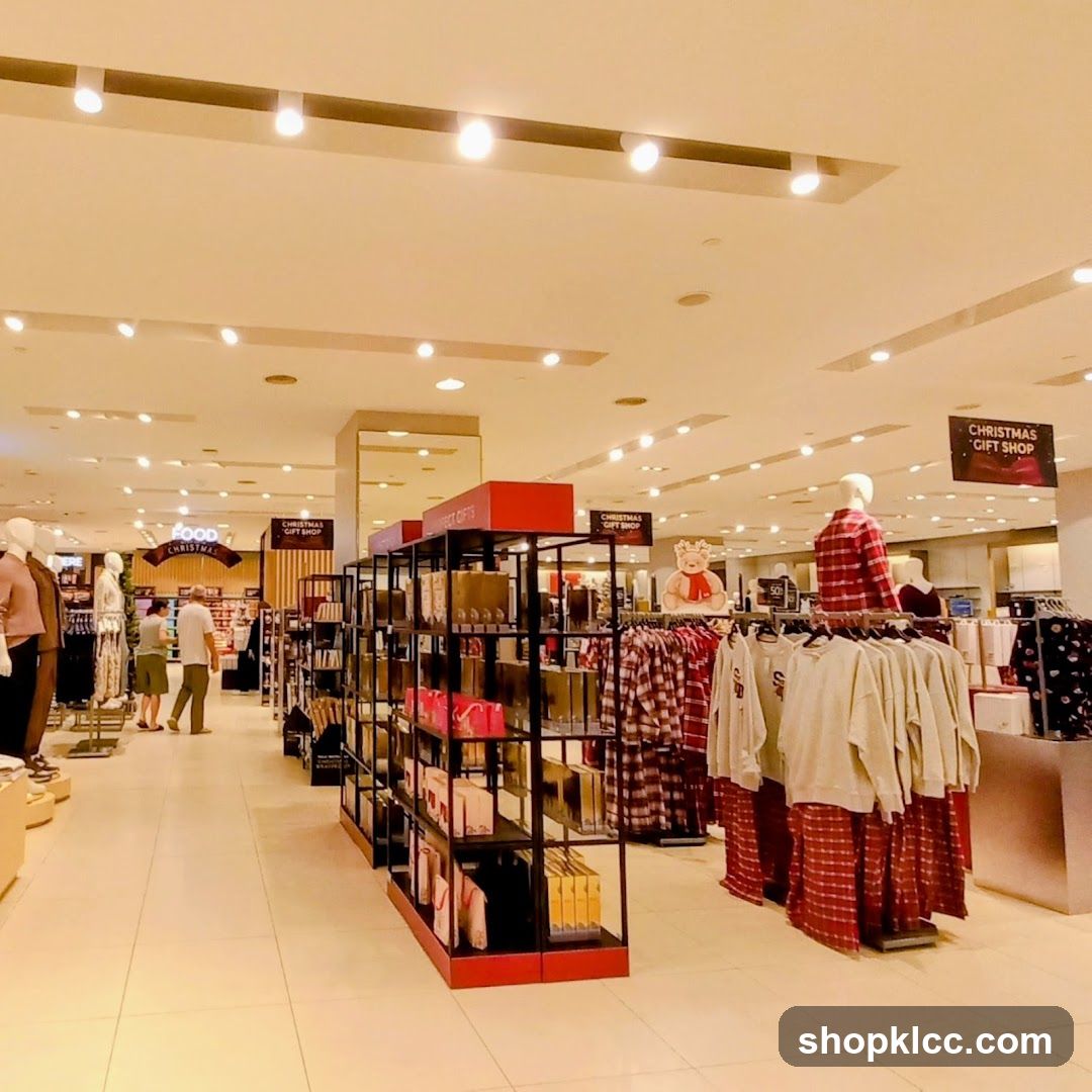 Christmas Gift Shop Interior