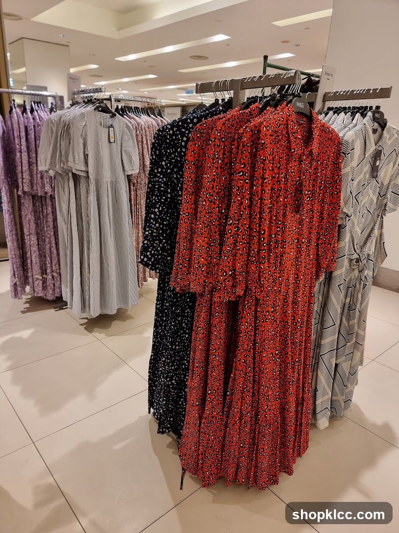 Dress Display in Retail Store