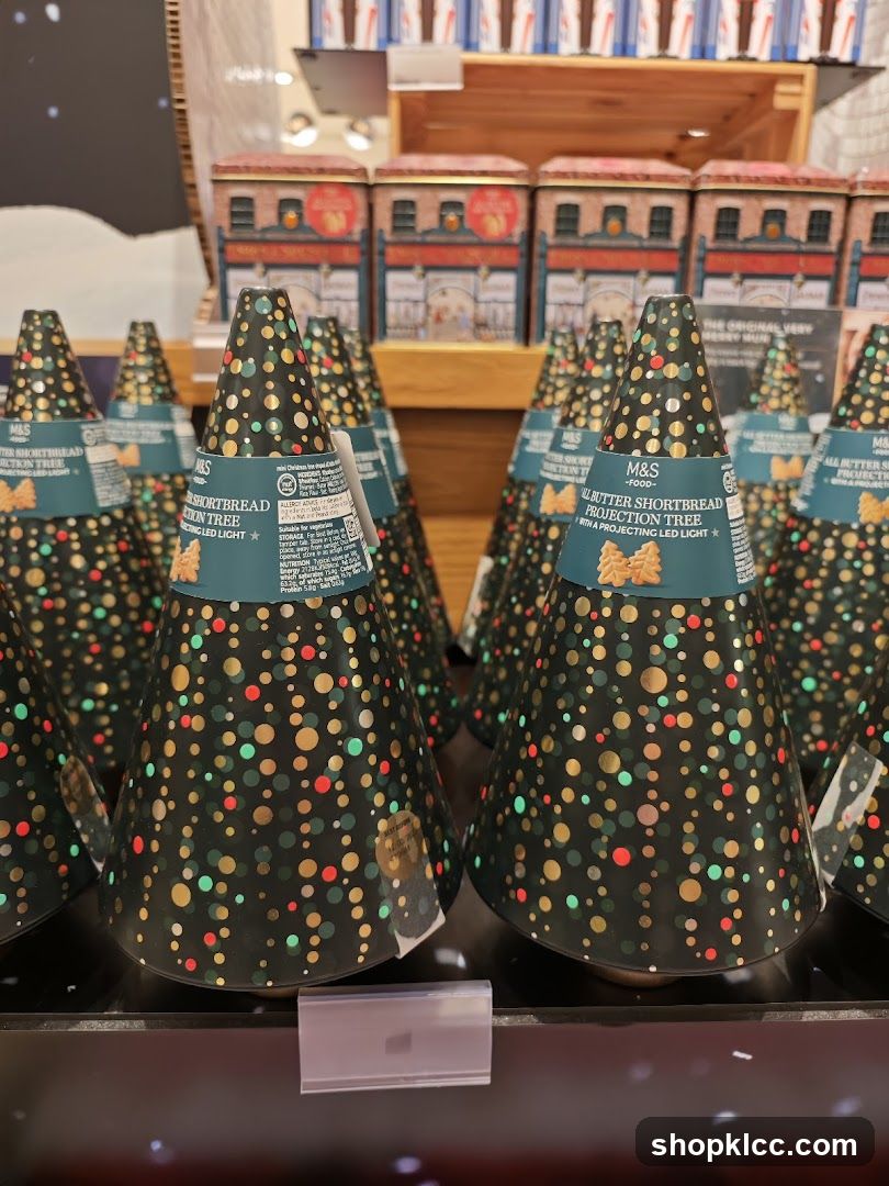 M&S Ultra Shortbread Projection Tree