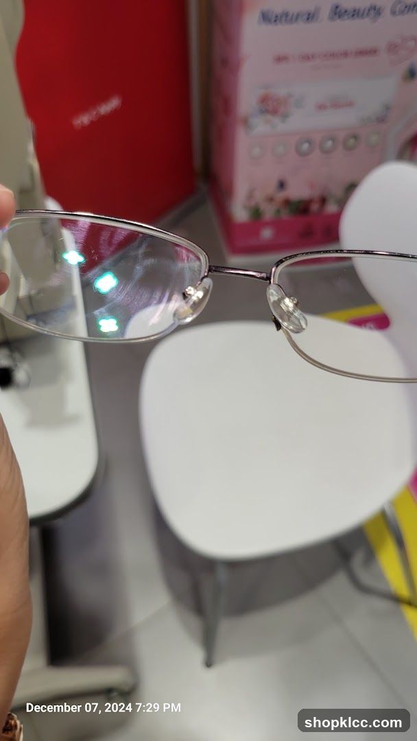 Eyeglasses in a store