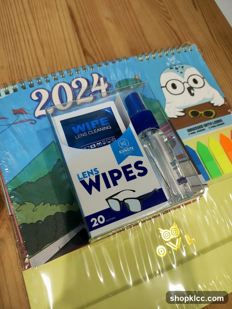 2024 Calendar and Lens Wipes