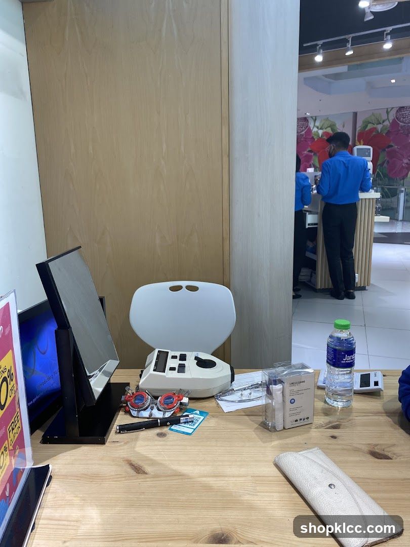 Optometry Equipment on a Table
