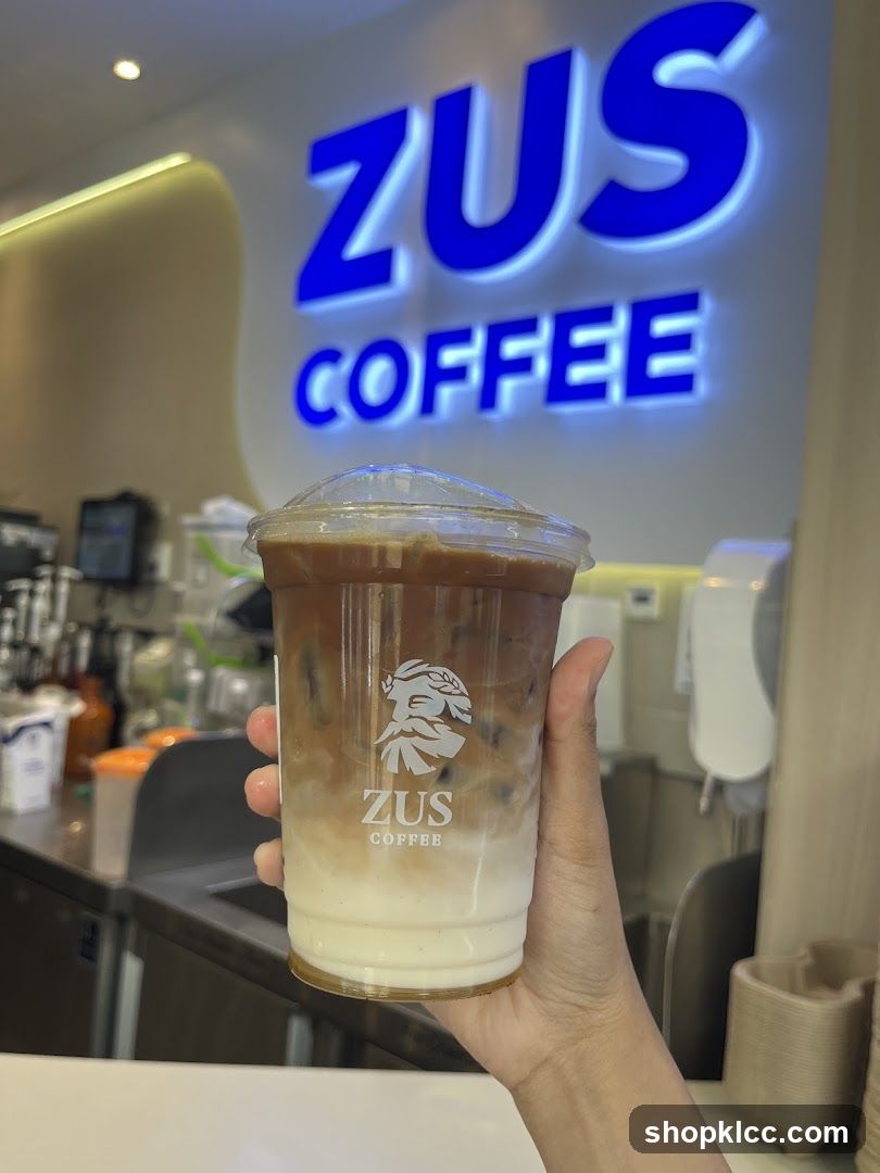 Iced Coffee at Zus Coffee