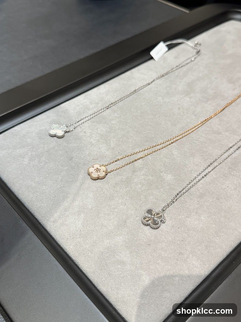 Three Clover Necklaces