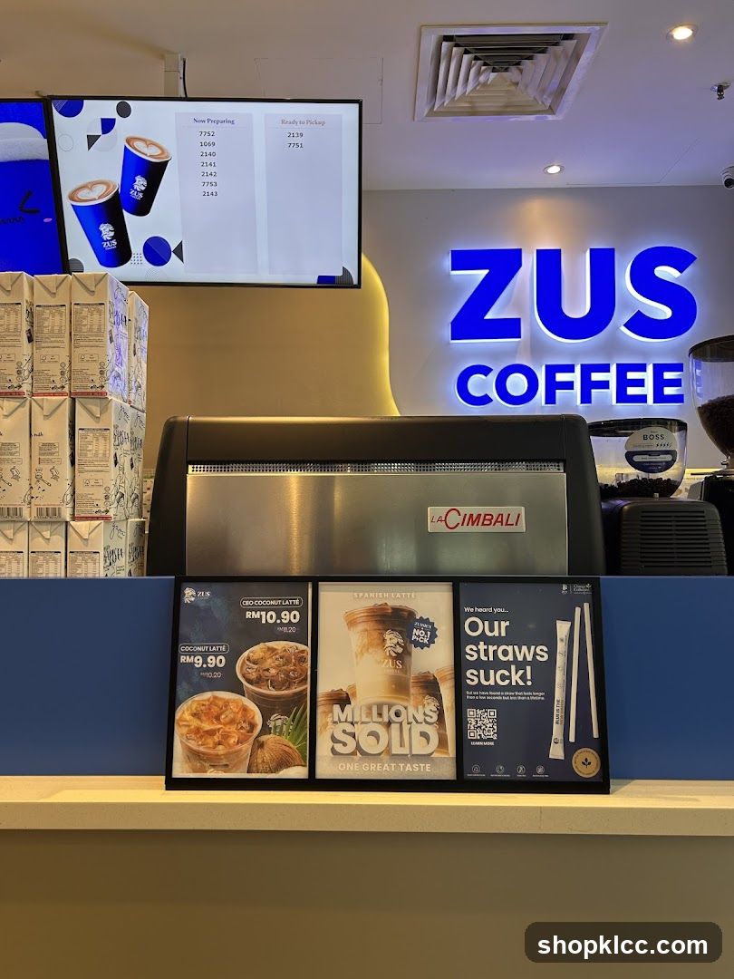 ZUS Coffee Counter