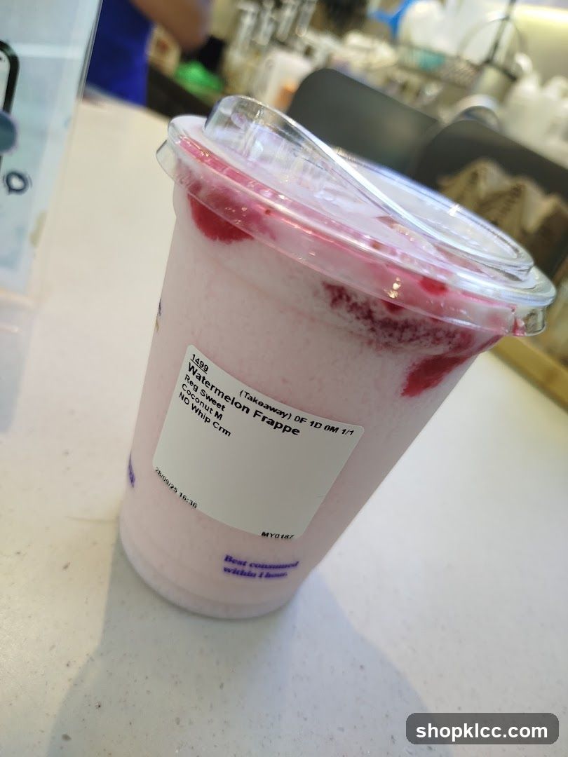 Watermelon Frappe