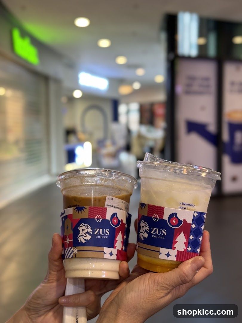 Two Iced Coffee Drinks