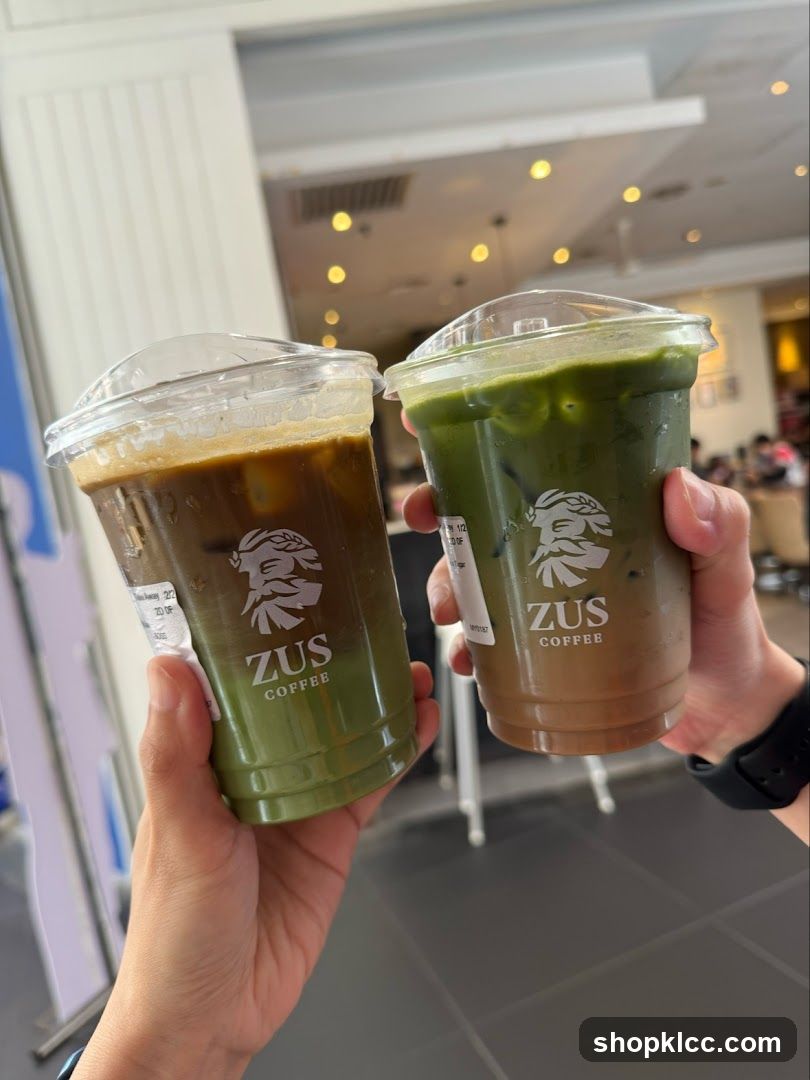 Two Iced Drinks