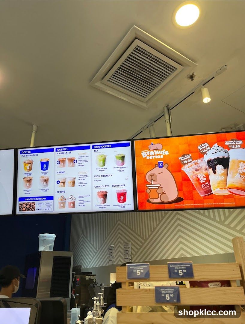 ZUS Coffee Menu