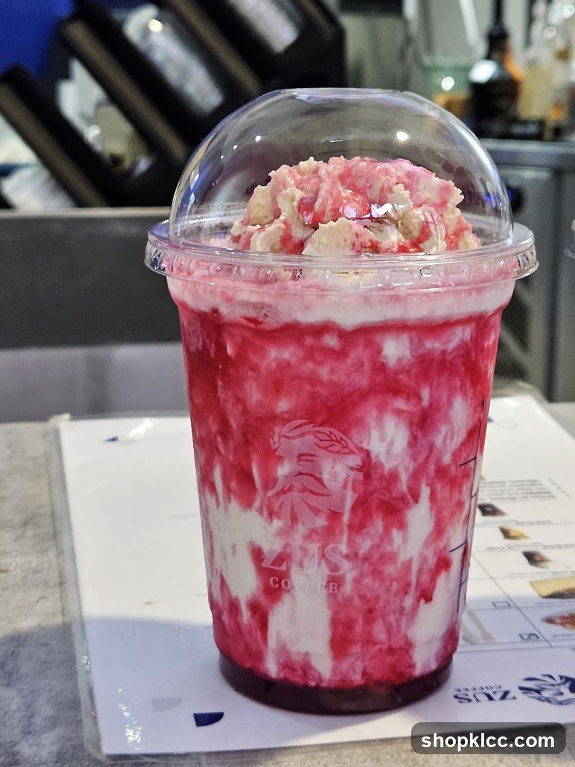 Pink Swirl Drink
