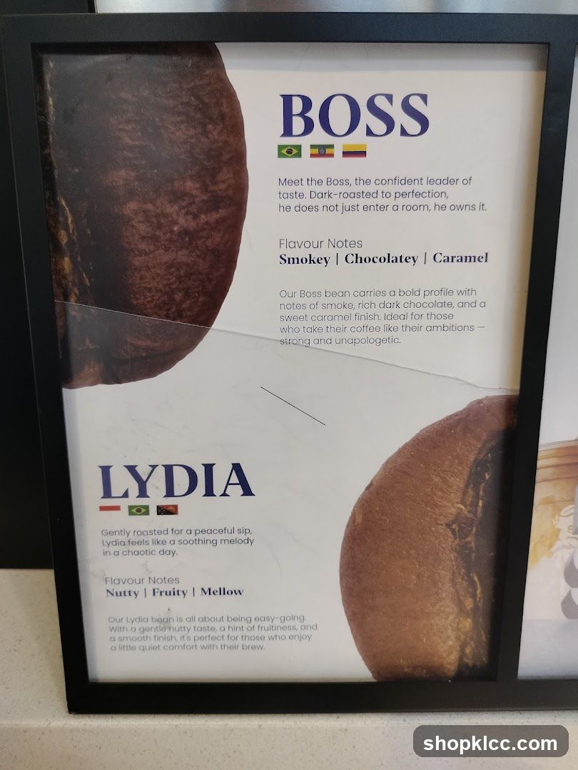 Coffee Bean Descriptions