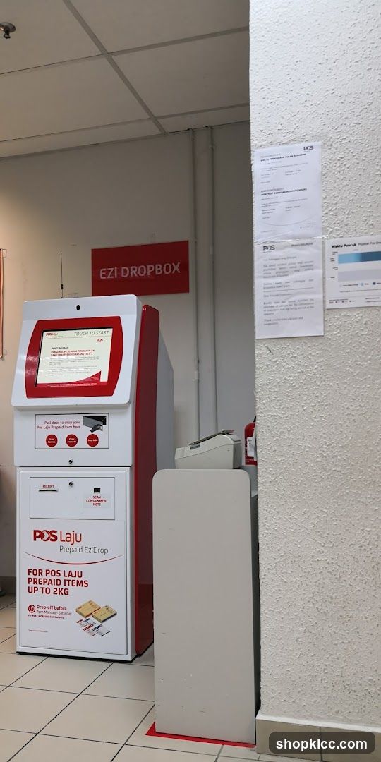 Ezi Dropbox and POS Laju Machine