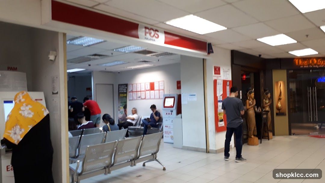 Bank Interior with Waiting Area and Shop Entrance