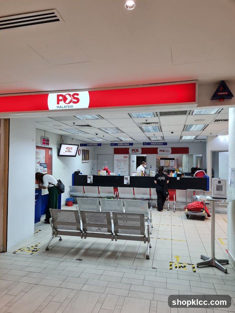 POS Malaysia Counter Interior