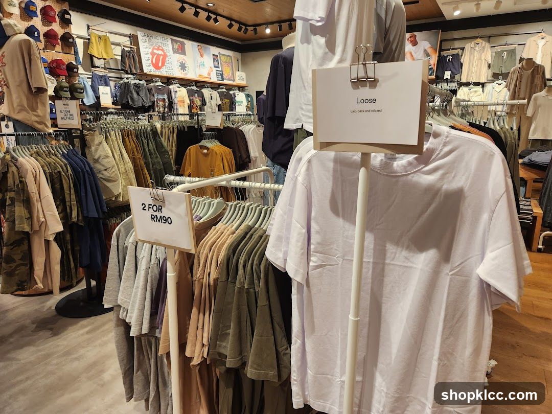 Clothing Store Interior Display