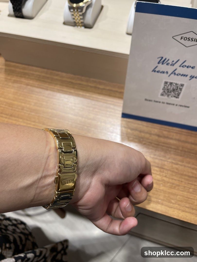 Fossil Watch on Wrist