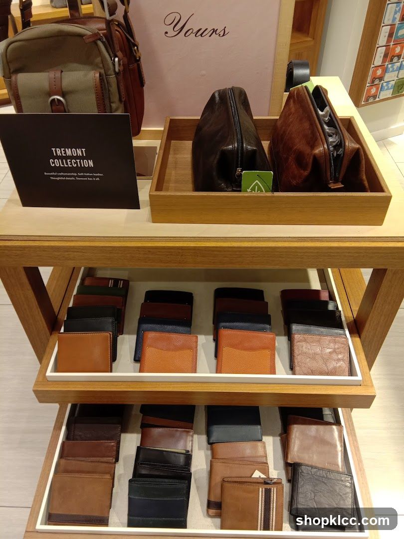 Leather Goods Display