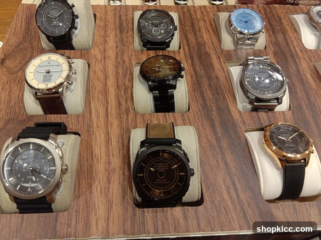 Fossil Watches Display