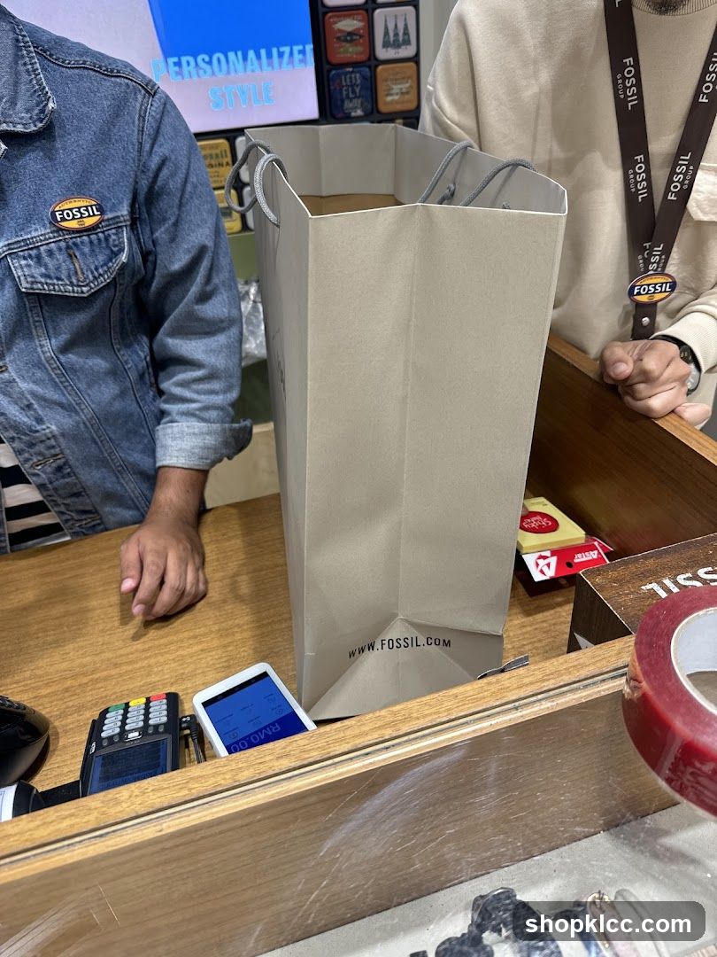 Fossil Store Checkout