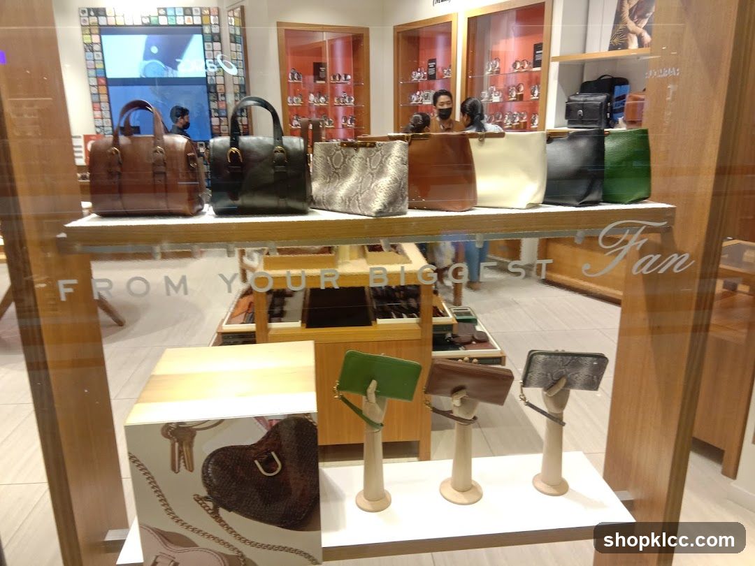 Handbags and Wallets Display