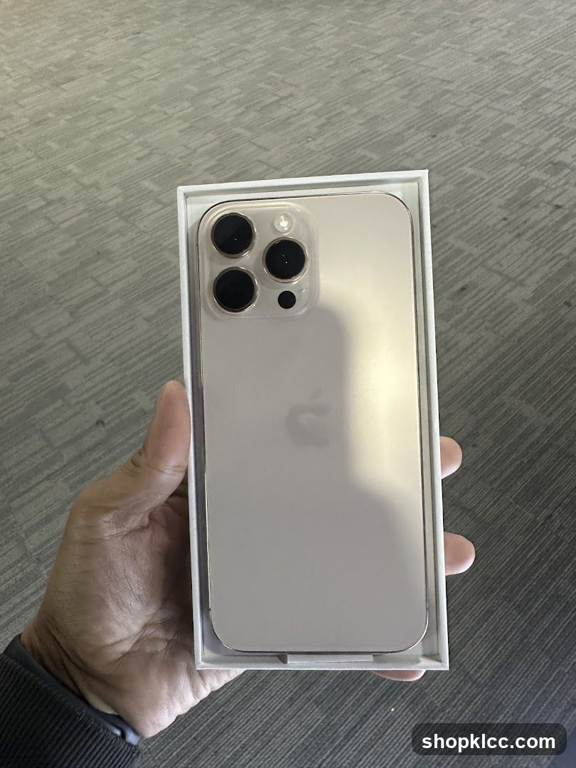 iPhone in box