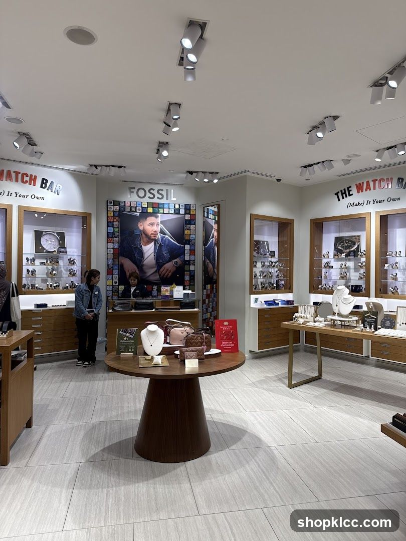 Fossil Watch Store Interior