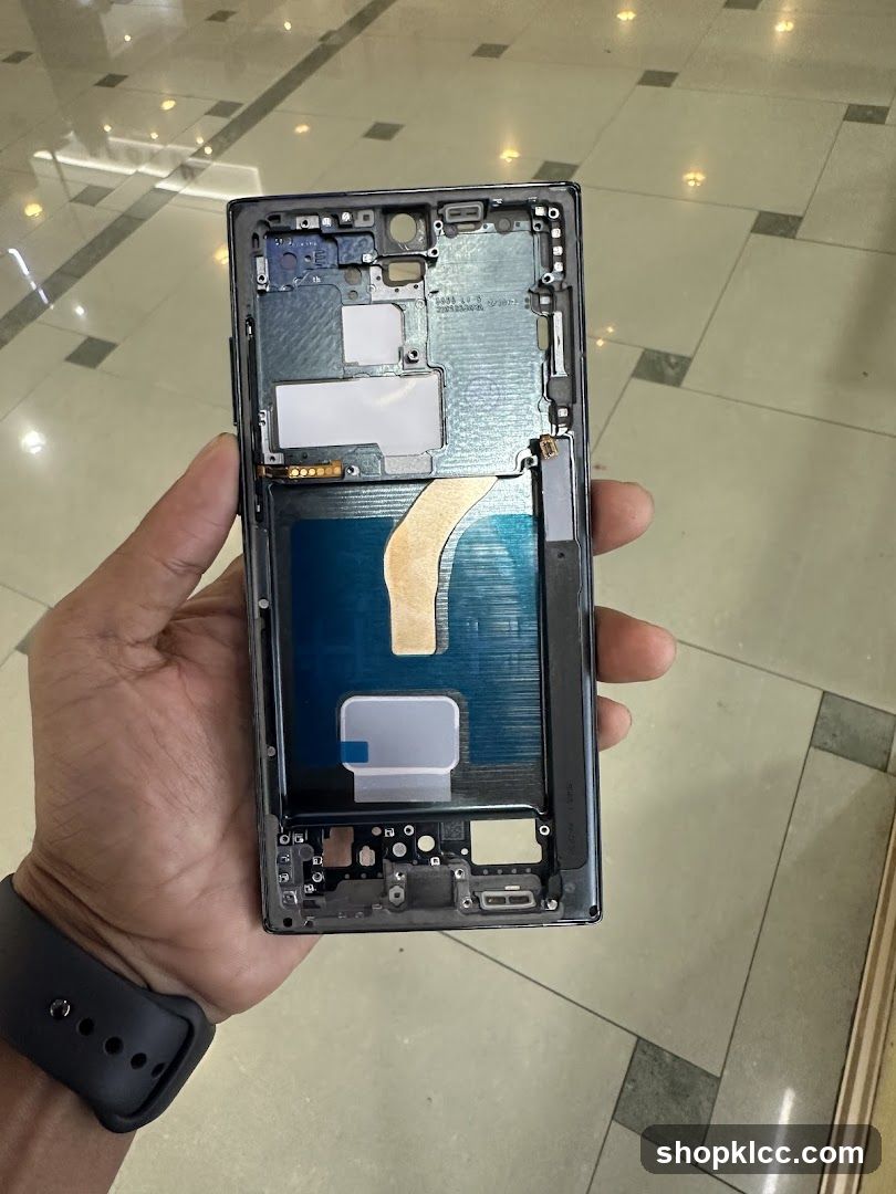 Disassembled Smartphone Frame