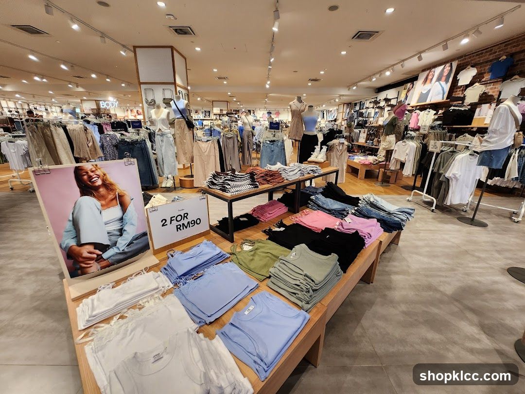 Clothing Store Interior Display