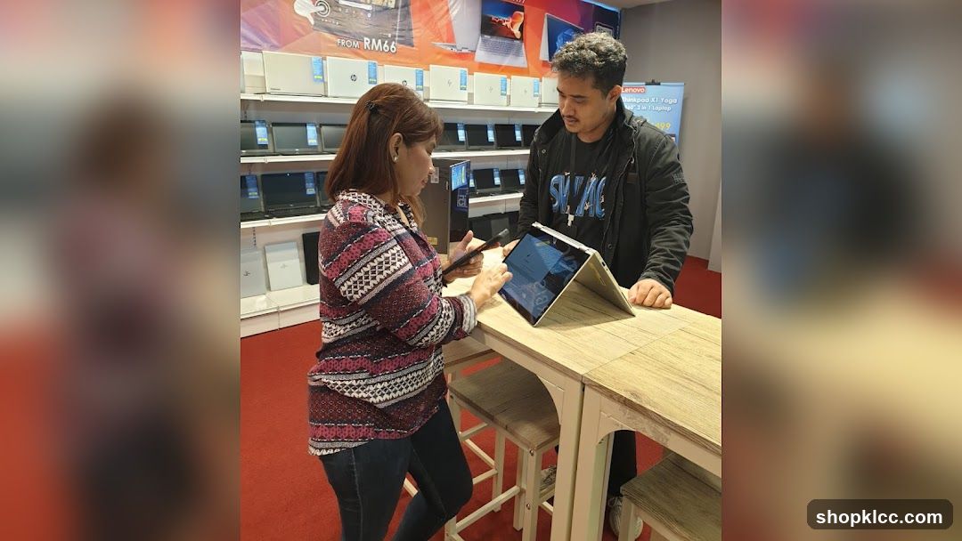 Electronics Store Interior