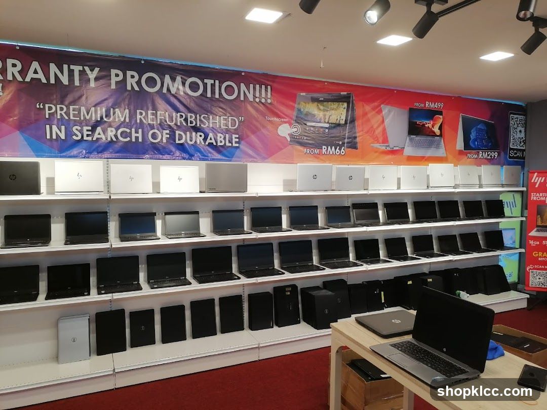 Laptop Store Interior