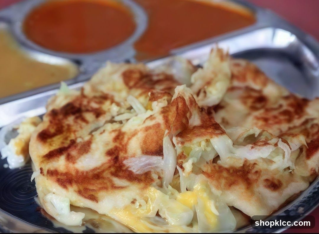Crispy Pancake with Cabbage and Egg