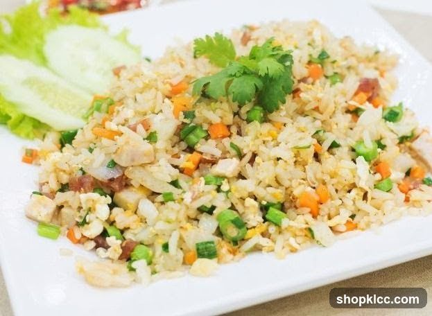 Fried Rice with Garnish