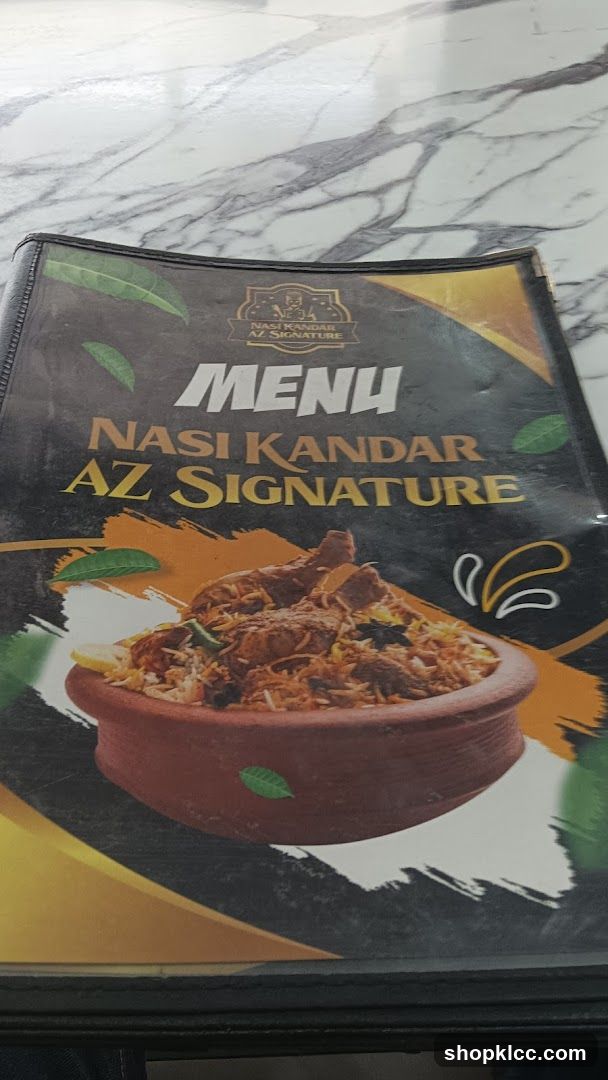 Nasi Kandar Az Signature Menu