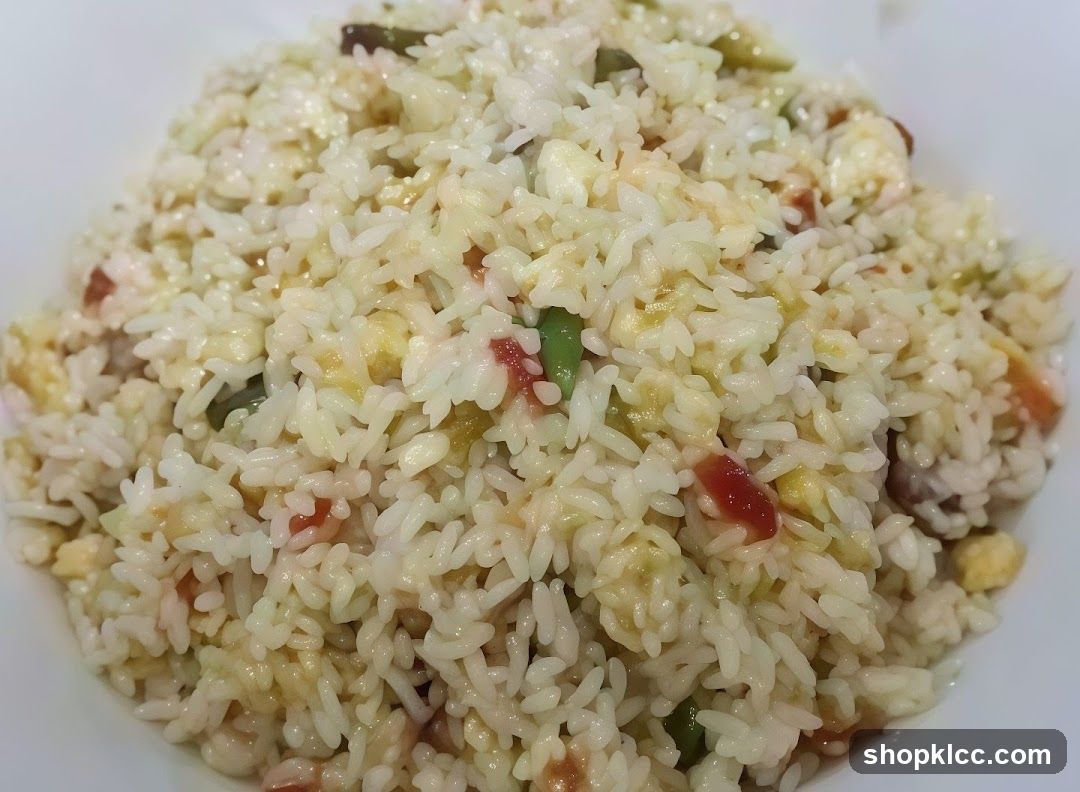 Fried Rice with Vegetables and Egg