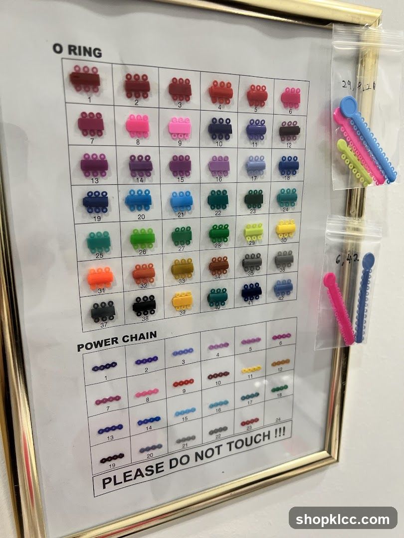 Orthodontic Color Chart