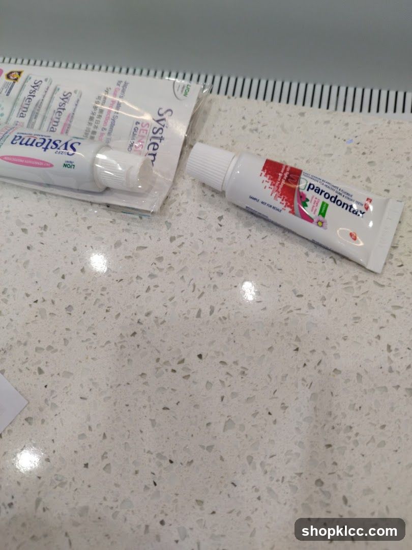 Toothpaste Samples